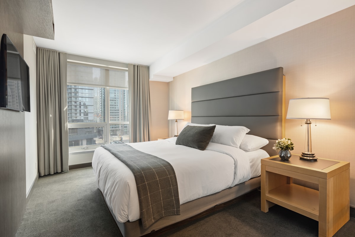 Professionally styled bed — Kleaning Brisbane Gold Coast